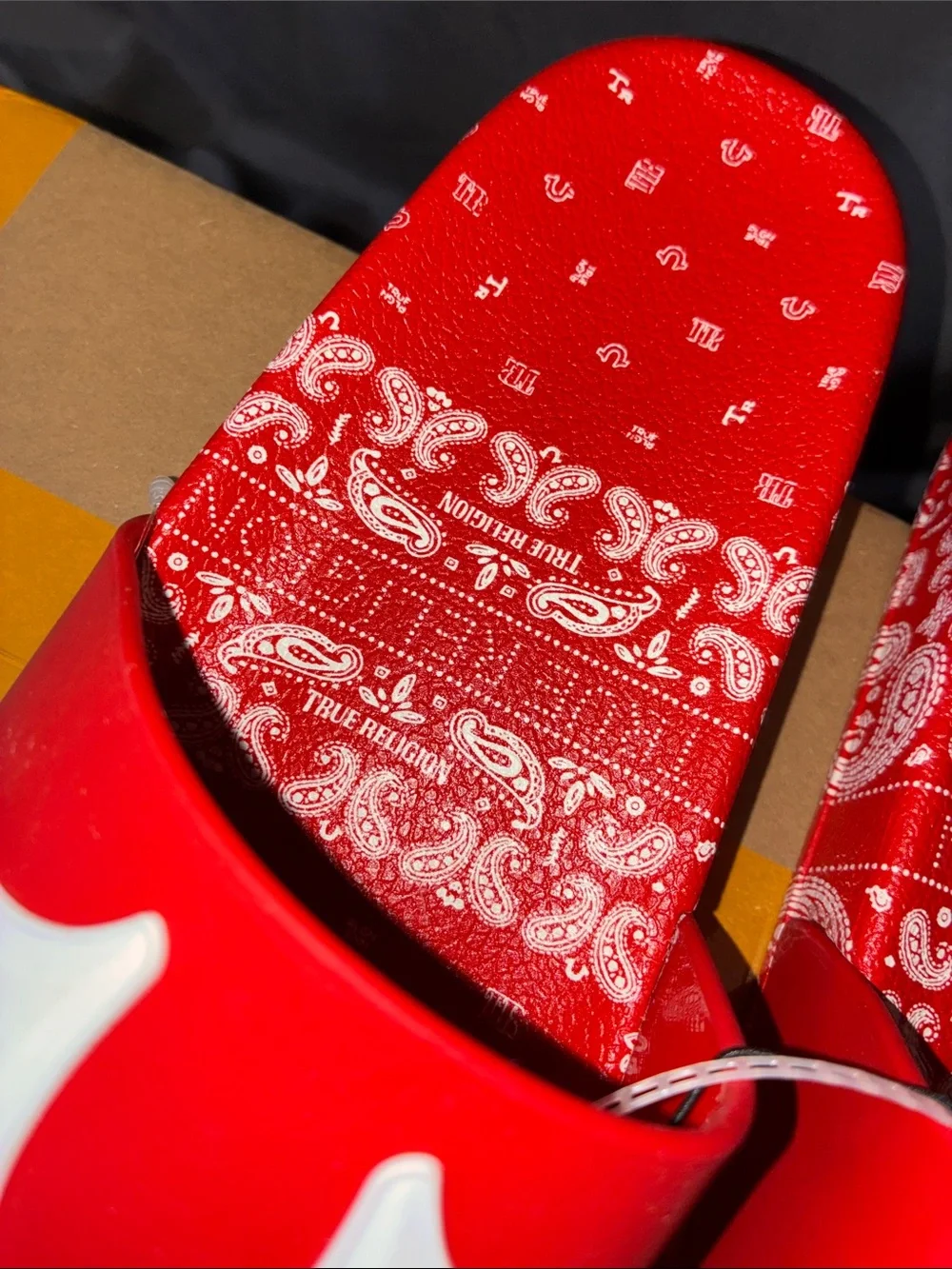 True Religion Bandana Slides